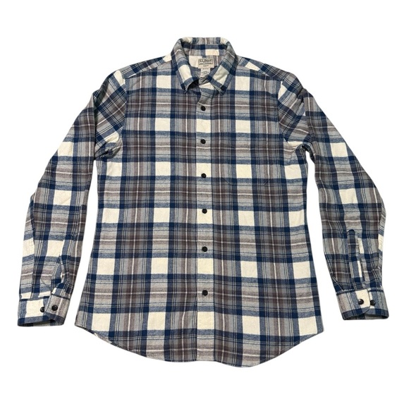 L.L. Bean Other - L.L. Bean Blue and White Flannel Men’s Shirt